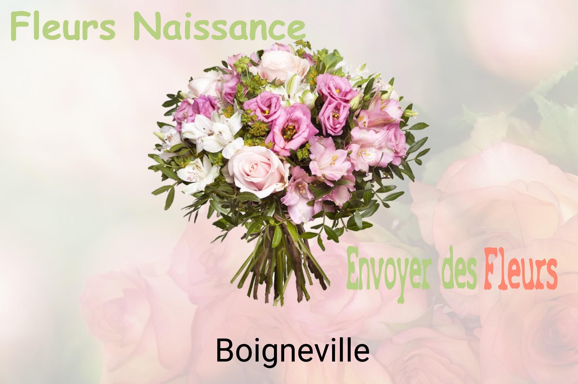 Bouquet de fleurs de naissance livré à Boigneville